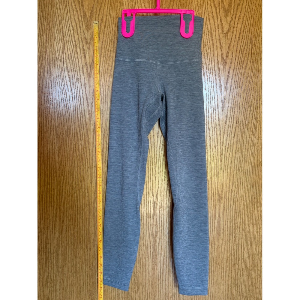 Lululemon Align High-Rise Pant 25 Grey Space Dye Heathered Leggings Size 0